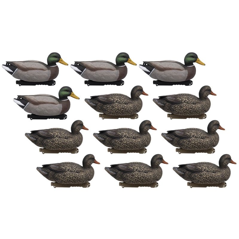 FA-213000 LAST PASS MALLARDS (8 HENS/4 DRAKES) - 12 PACK